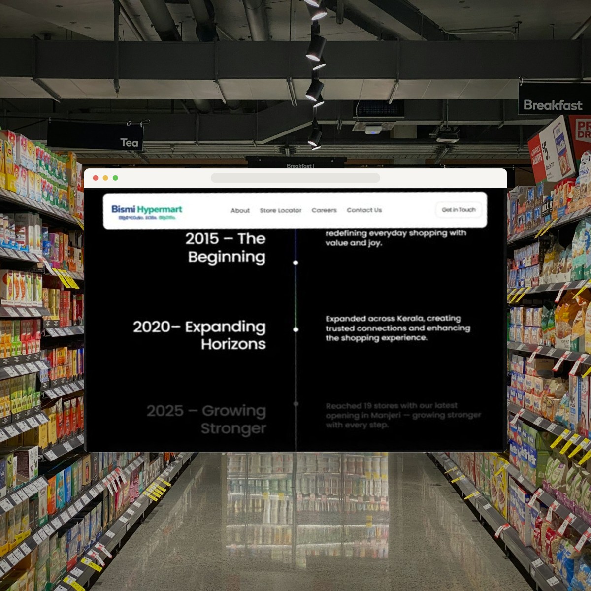 Bismi Hypermart, shown on a device