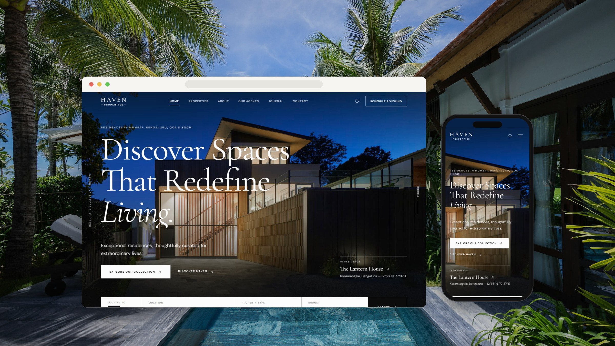 Haven Properties on a real device