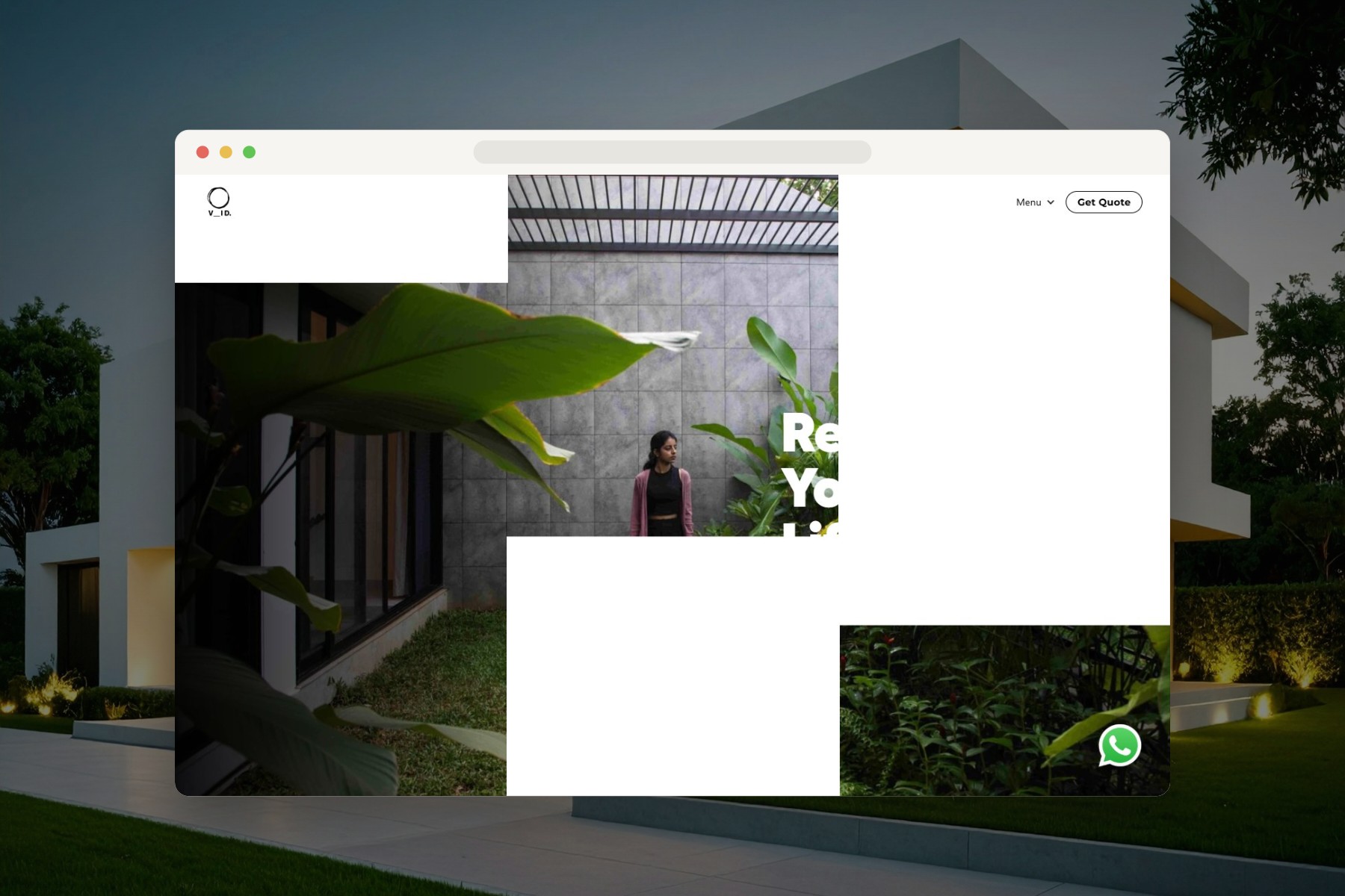 Void Ventures in a browser window