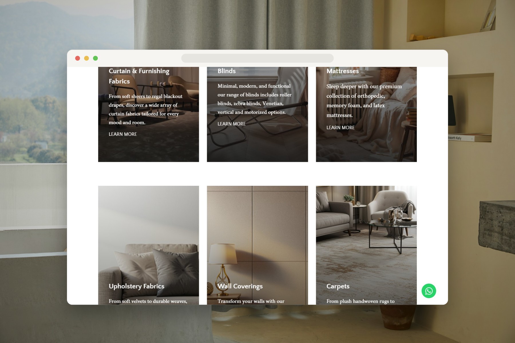 Weaves and Waves in a browser window